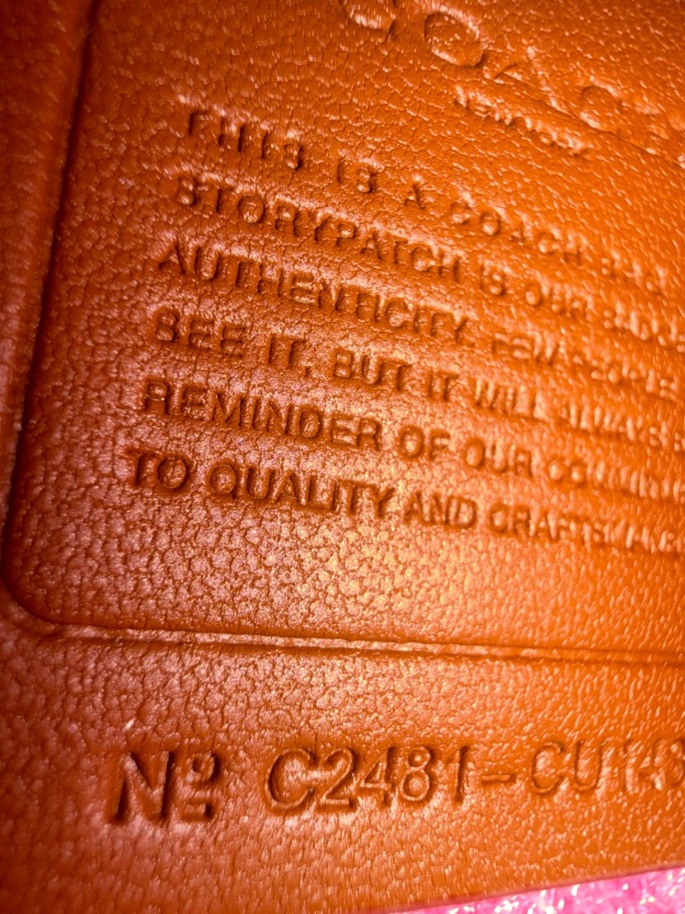 Coach Tea Rose Crossbody in Dragonfruit - Picture 12 of 12